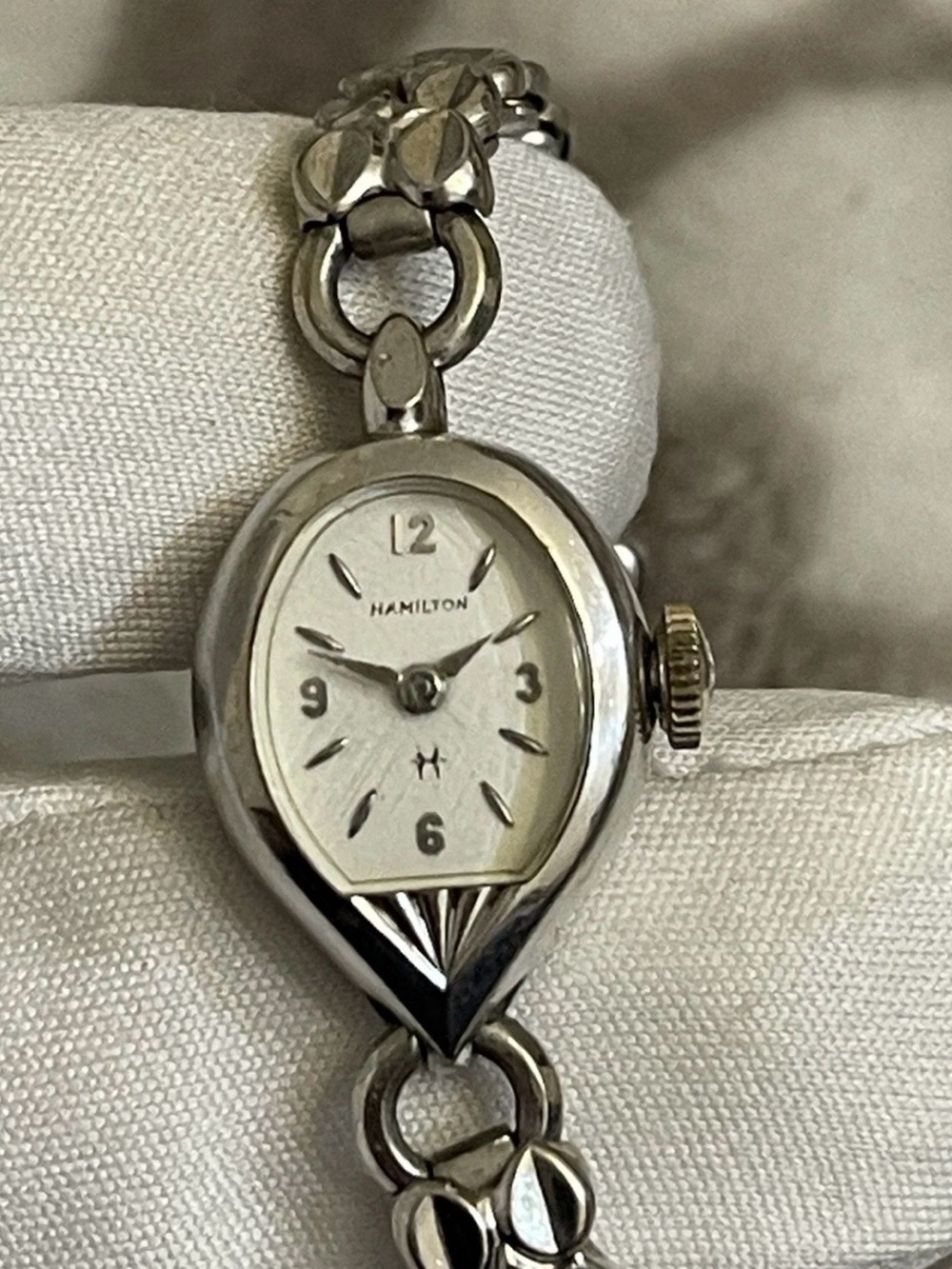 Vintage Hamilton Cocktail Watch 10K RGP 22 Jewels Cal 761 Mechanical Ladies